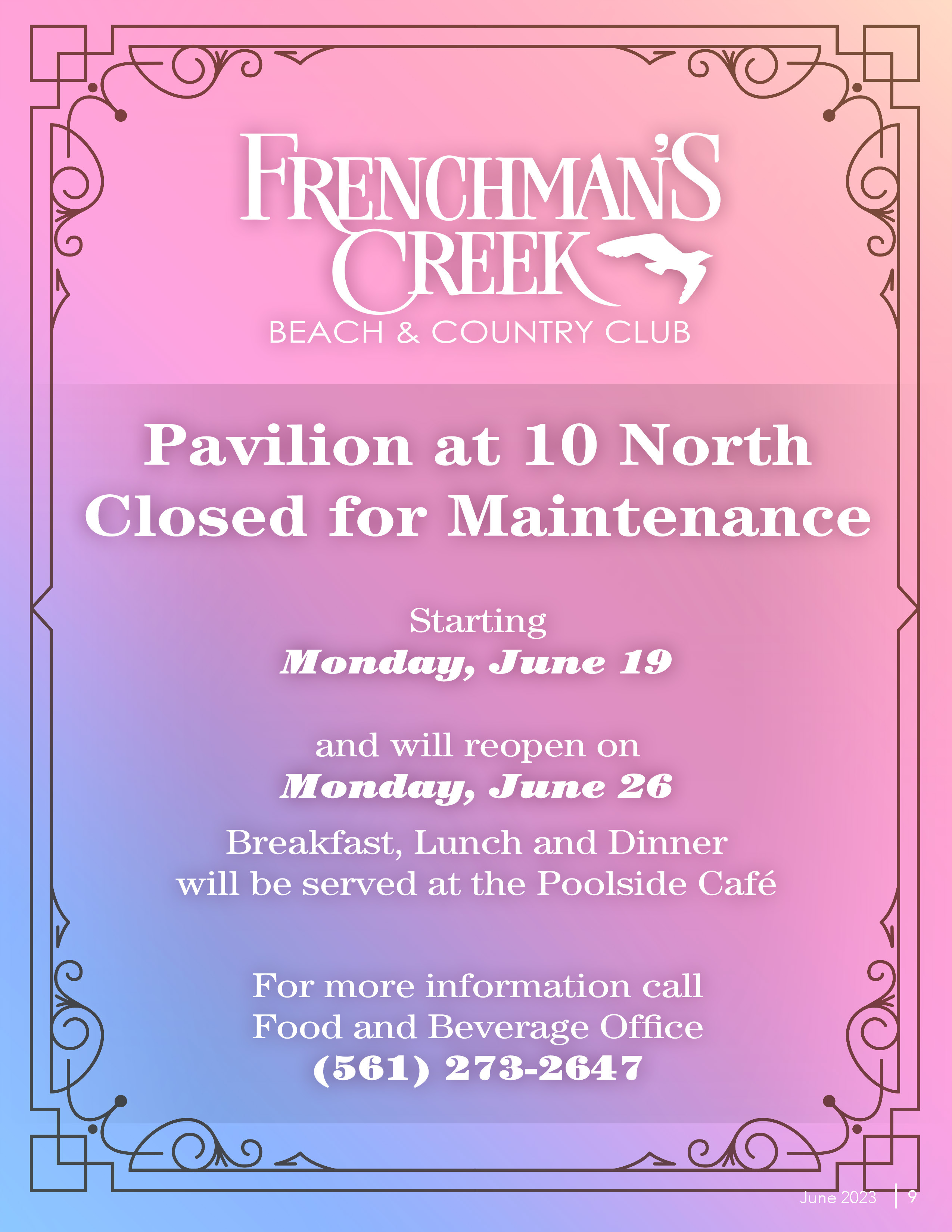 Frenchman's Creek Beach & Country Club Dining and Social